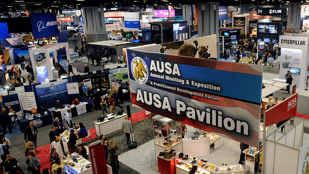 A scene from a previous AUSA exposition. Photo credit: AUSA